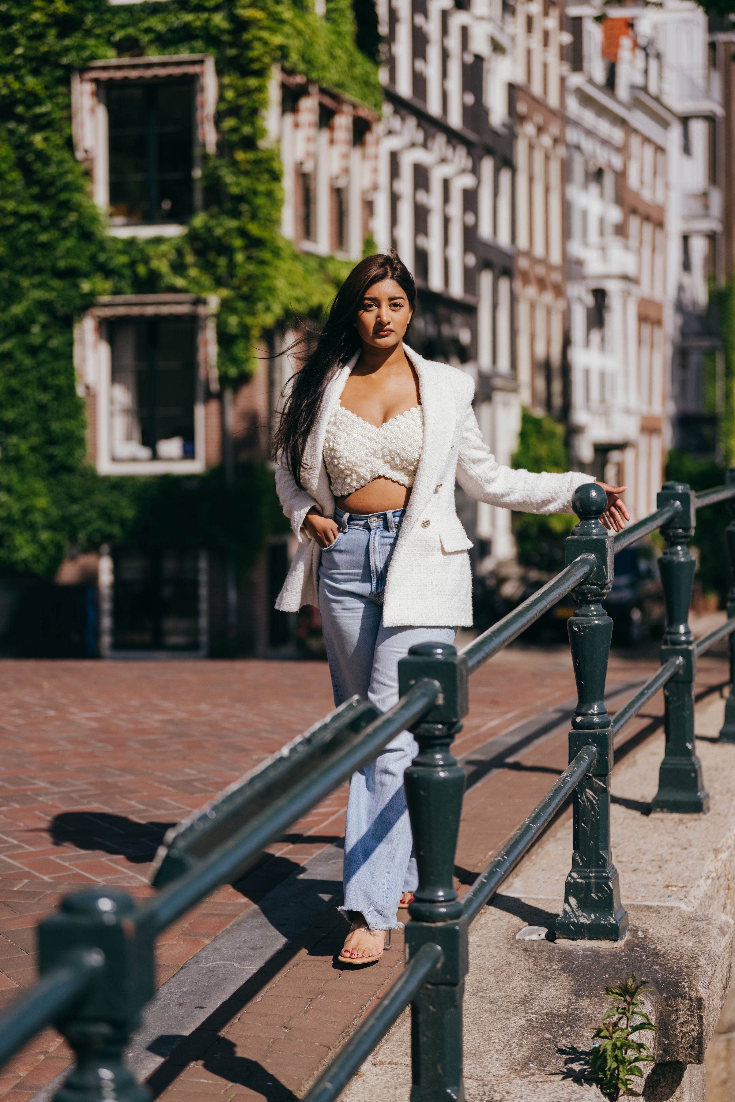 Achteraanzicht van de Camélia de Luxe Top