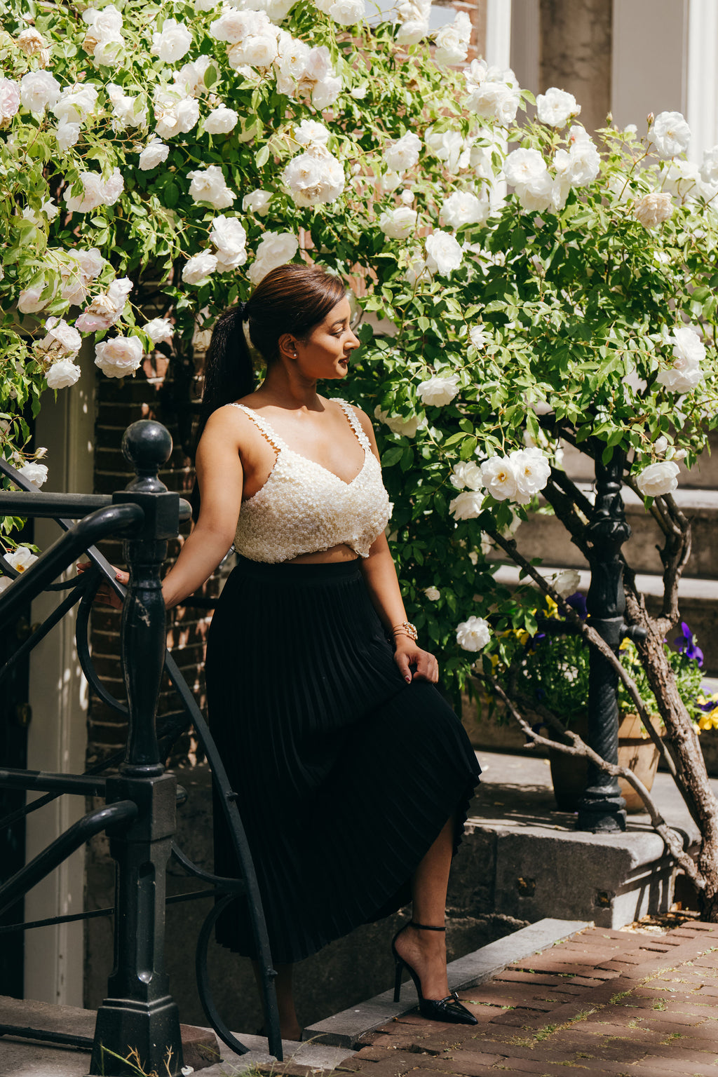 Jasmin de Luxe Top van Shivaya – luxe couture dames top