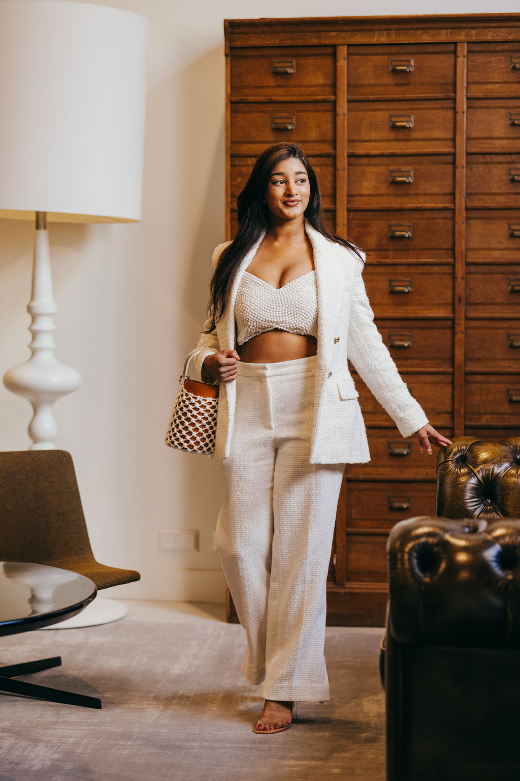 Luxe outfit met de Vellera Top van Shivaya voor dames